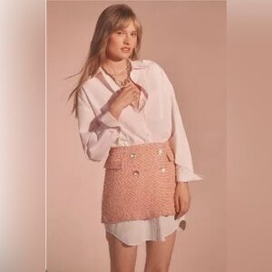 NWT ANTHROPOLOGY MAEVE TWEED MINI SKIRT